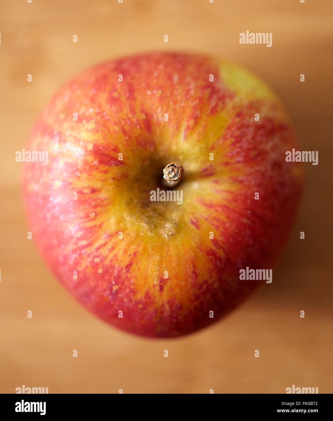 Cox's orange pippin apple close up macro Stock Photo