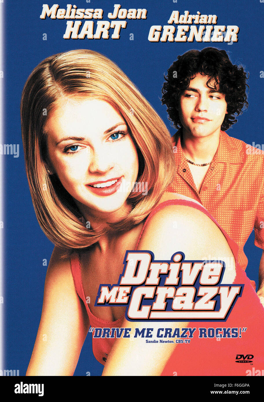 Oct 01, 1999; Los Angeles, CA, USA; Poster art for the Grand March Productions romantic comedy, 'Drive Me Crazy,' starring MELISSA JOAN HART as Nicole Maris and ADRIAN GRENIER as Chase Hammond. Directed by John Schultz. Mandatory Credit: Photo by Grand March Productions. (c) Copyright 1999 by Courtesy of Grand March Productions Stock Photo