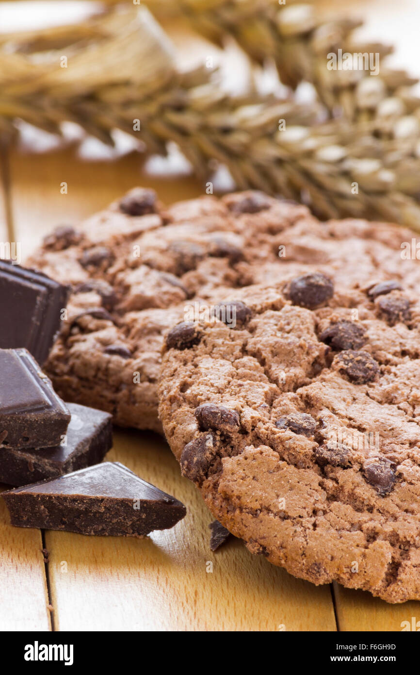 Chocolate cookie Stock Photo