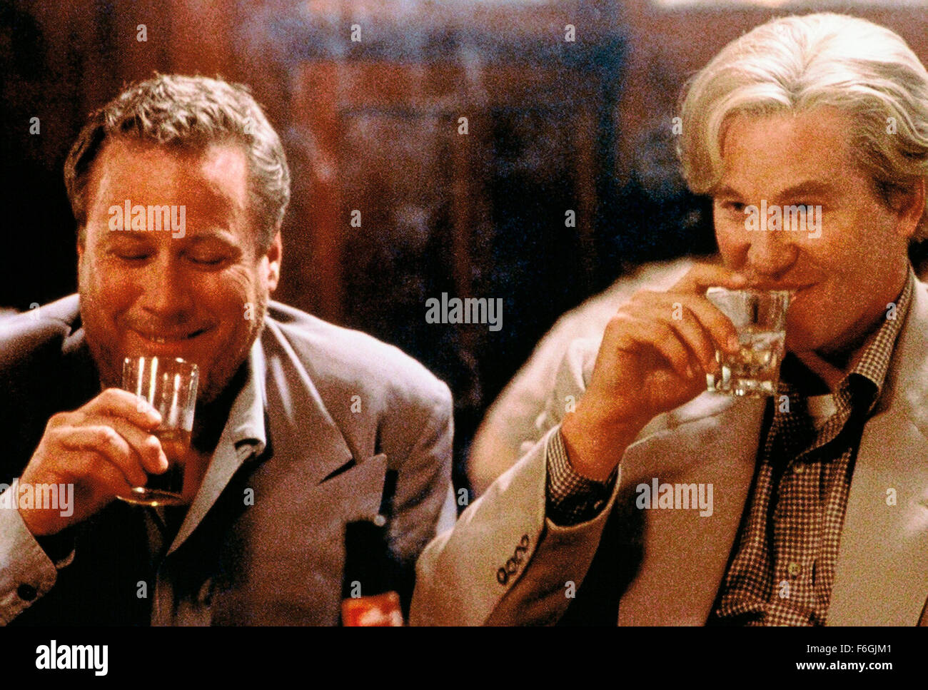 Sep 06, 2000; Los Angeles, CA, USA; Actor JOHN HEARD stars as Tony Smith and VAL KILMER as Willem DeKooning in the Pollock Films drama, 'Pollock.' Directed by Ed Harris. Stock Photo
