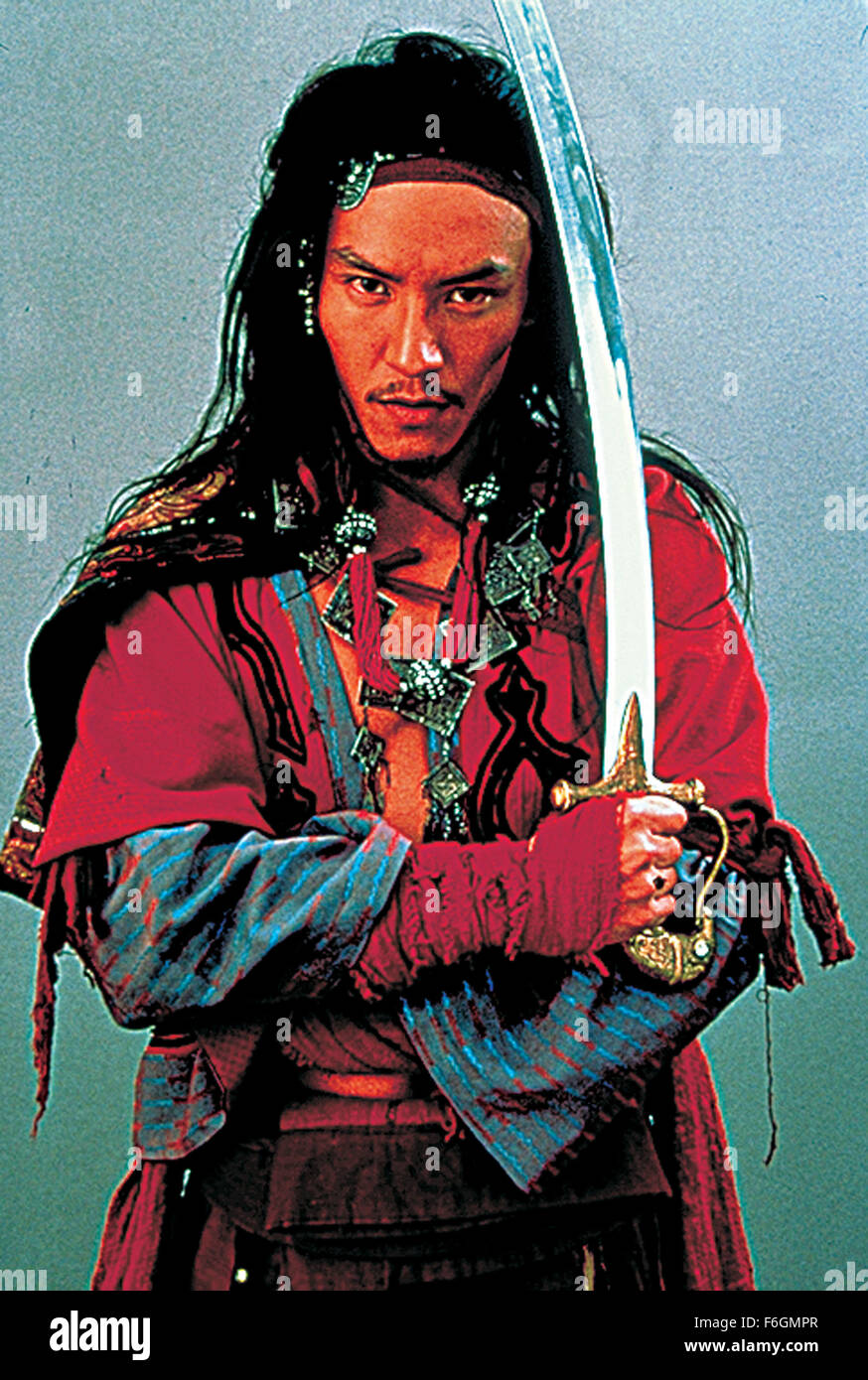 RELEASE DATE: December 22, 2000. MOVIE TITLE: Crouching Tiger Hidden Dragon. STUDIO: United China Vision. PLOT: The disappearance of a magical jade sword spurs a breathtaking quest for the missing treasure. Li is embittered by the loss of his jade sword, and his unrequited pursuit of Yu is further complicated by the mysterious intrusion of an assassin. The identity of the assassin is gradually unveiled as another poignant tale of love begins to ravel with that of Li and Yu against the backdrop of Western China's magnificent landscape. PICTURED: . Stock Photo