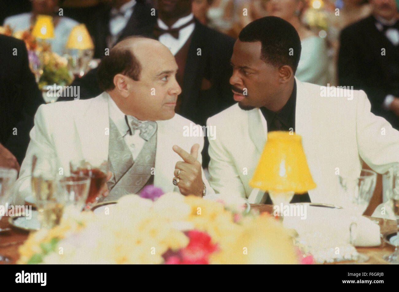 Jun 01, 2001; Boston , MA, USA; Actors MARTIN LAWRENCE as Kevin Caffrey and  DANNY DEVITO as Max Fairbanks star in 'What's The Worst That Could Happen?' Stock Photo