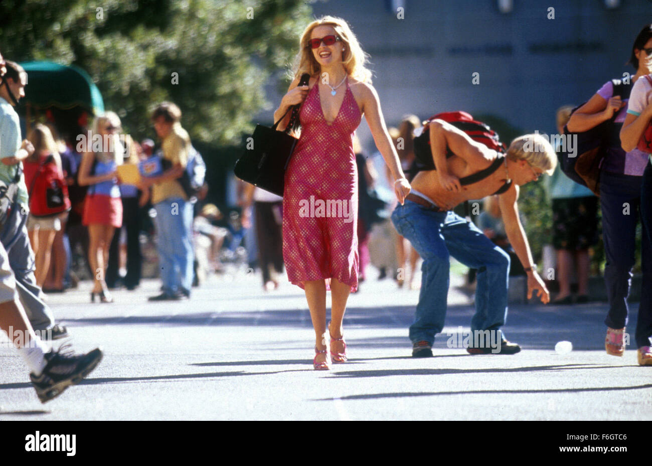 Jul 13, 2001; Hollywood, CA, USA; REESE WITHERSPOON as Elle Woods in the comedy ''Legally Blonde'' directed by Robert Luketic. Stock Photo