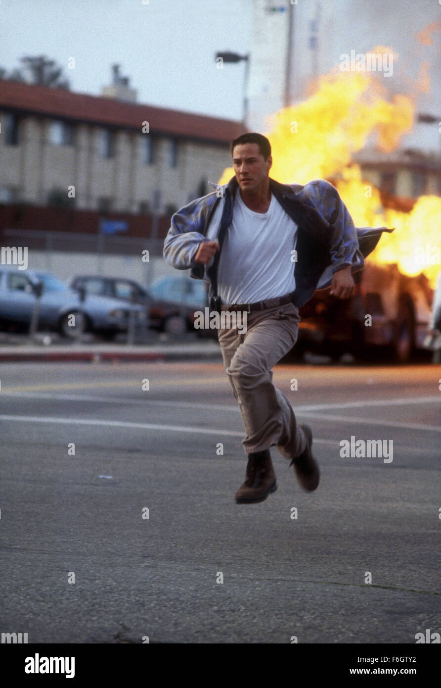 Mar 08, 2001; Hollywood, CA, USA; KEANU REEVES as Officer Jack Traven stars in 'Speed' directed by Jan de Bont. Stock Photo