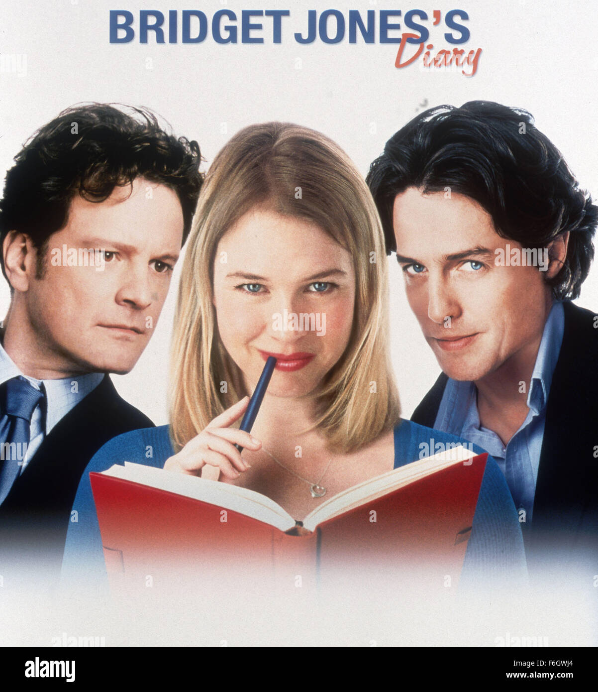 Apr 04, 2001; London, UK; Art cover for 'Bridget Jones's Diary'. Directed by Sharon Maguire Stock Photo