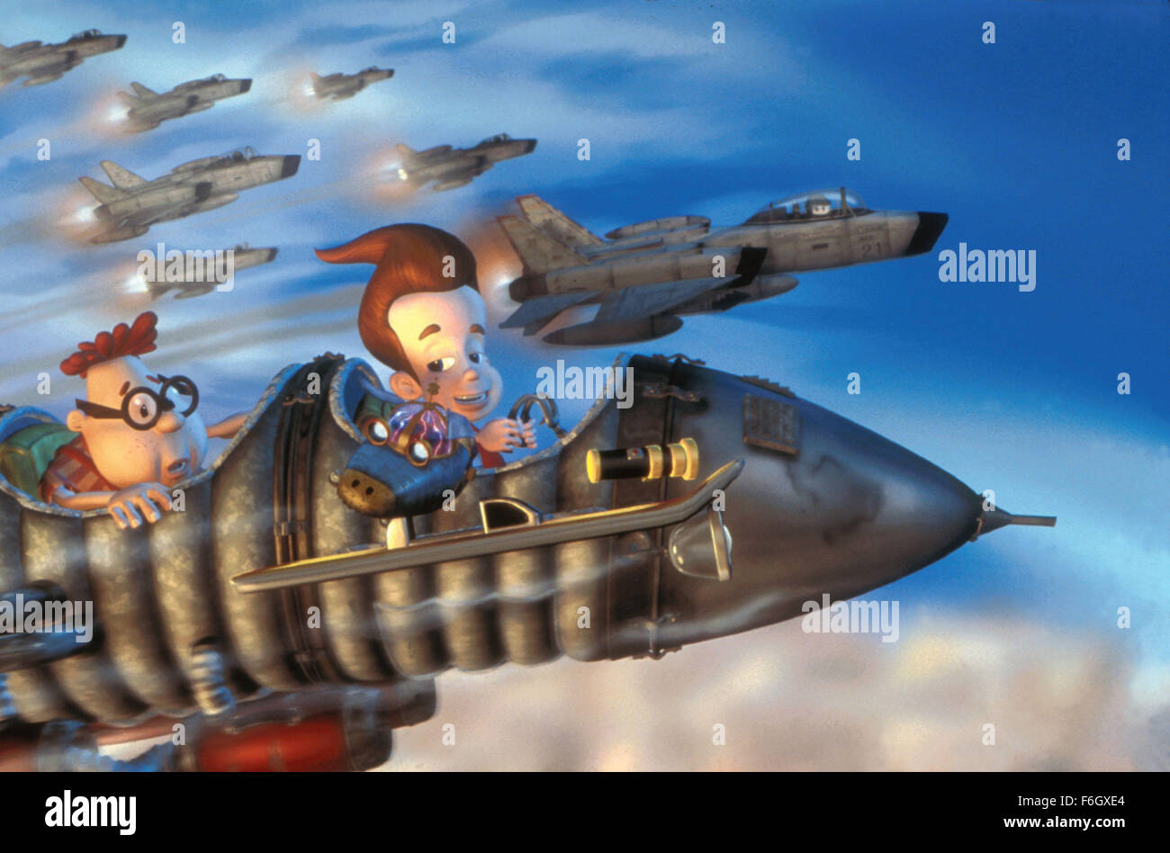 May 04, 2001; Hollywood, CA, USA; Scene from the animated, sci-fi, comedy ''Jimmy Neutron: Boy Genius'' directed by John A. Davis. Stock Photo