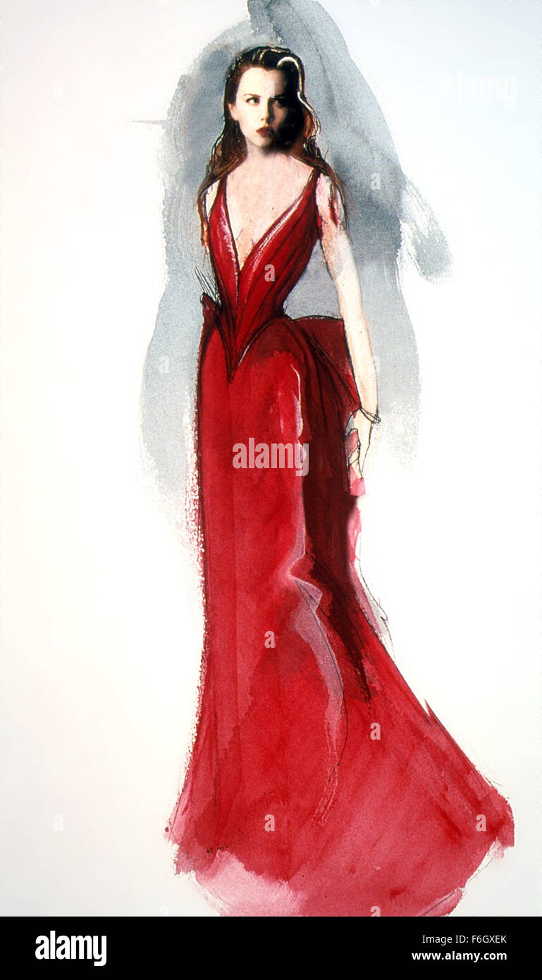 May 09, 2001; Hollywood, CA, USA; A costume concept design sketch for the  romantic, drama, musical ''Moulin Rouge'' directed by Baz Luhrmann Stock  Photo - Alamy