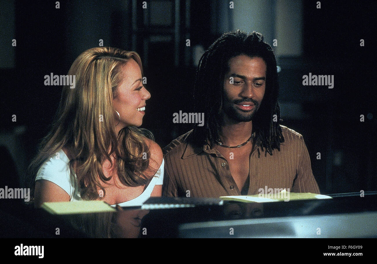 Sep 21, 2001; New York, NY, USA; Actors MARIAH CAREY as Billie Frank and ERIC BENET as Rafael in 'Glitter'. Directed by Vondie Curtis-Hall. Stock Photo