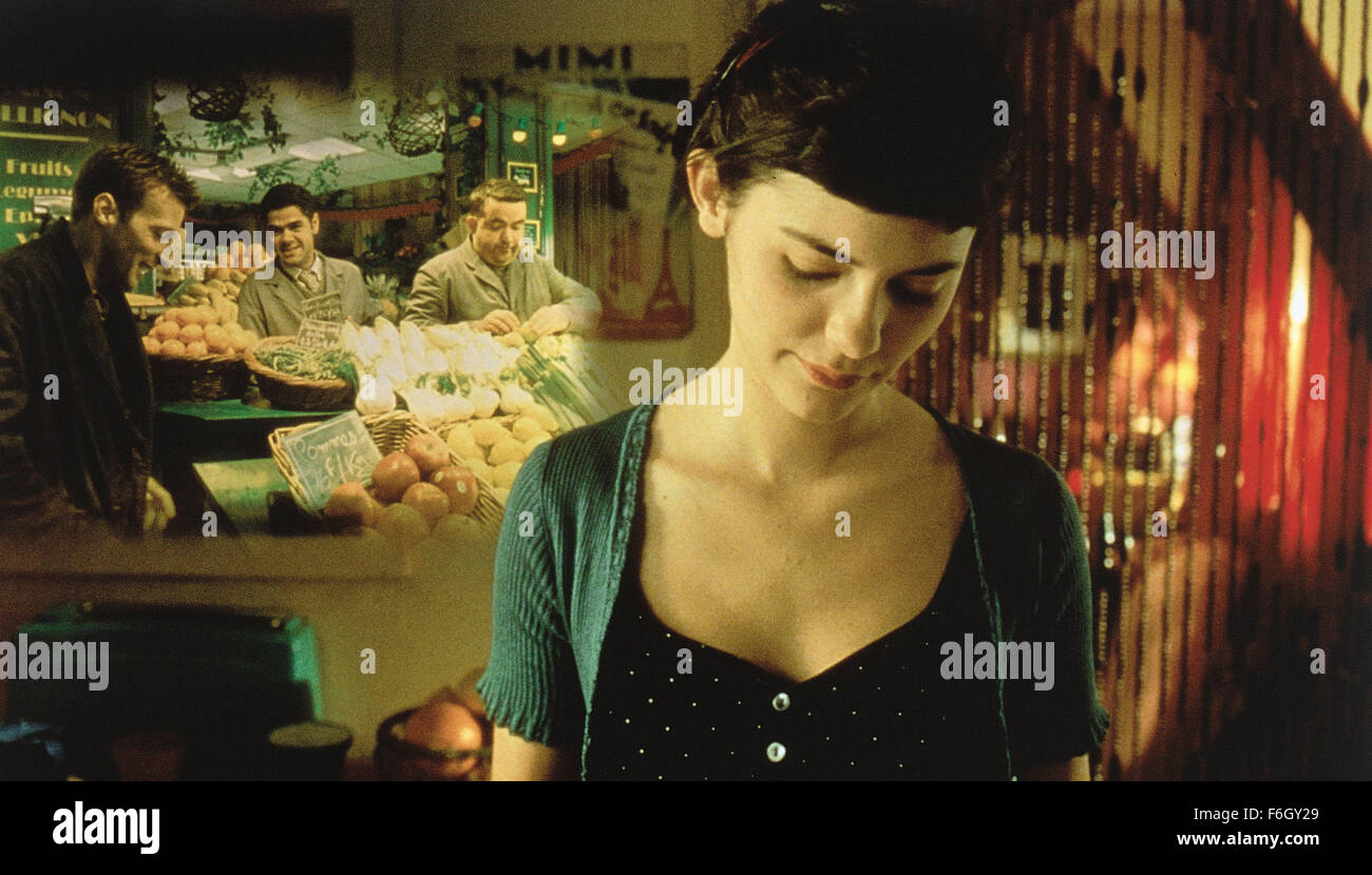 Oct 03, 2001; PARIS, FRANCE;  Actress AUDREY TAUTOU stars as Amelie Poulain in 'Amelie.' Stock Photo