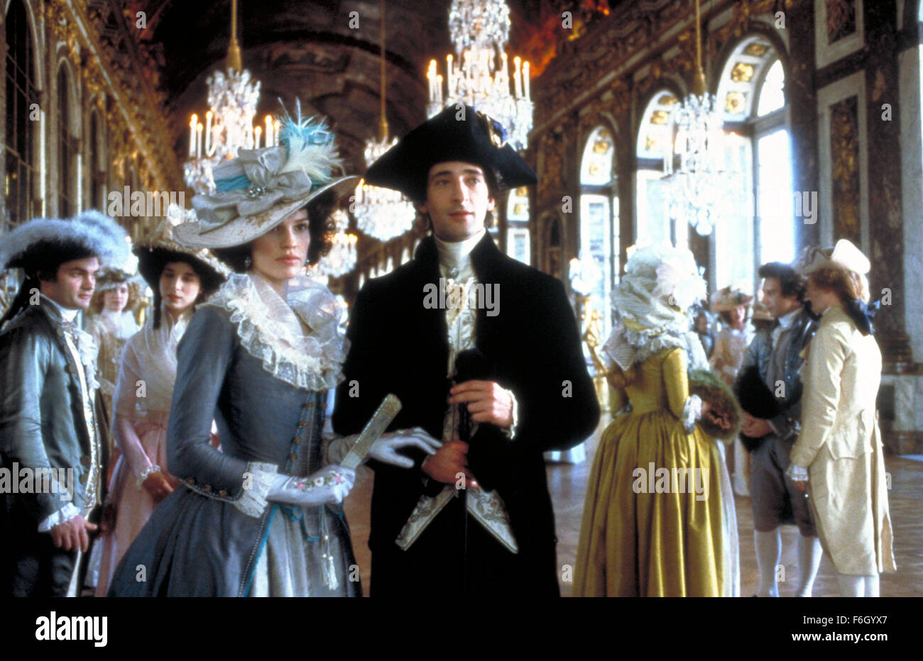 Nov 20, 2001; Paris, FRANCE; HILARY SWANK and ADRIEN BRODY star as