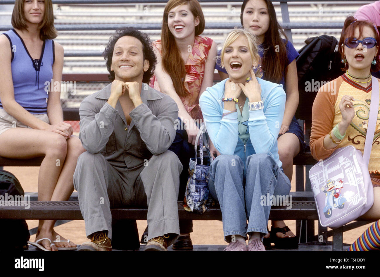 Apr 20, 2002; Hollywood, CA, USA; Actors ROB SCHNEIDER as Jessica and ANNA FARIS as April in the comedy 'The Hot Chick' directed  by Tom Brady. Stock Photo