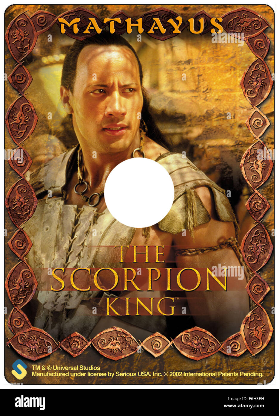 Apr 22, 2002; Hollywood, CA, USA; THE ROCK as Mathayus in the action, fantasy adventure ''The Scorpion King'' directed by Chuck Russell. Stock Photo