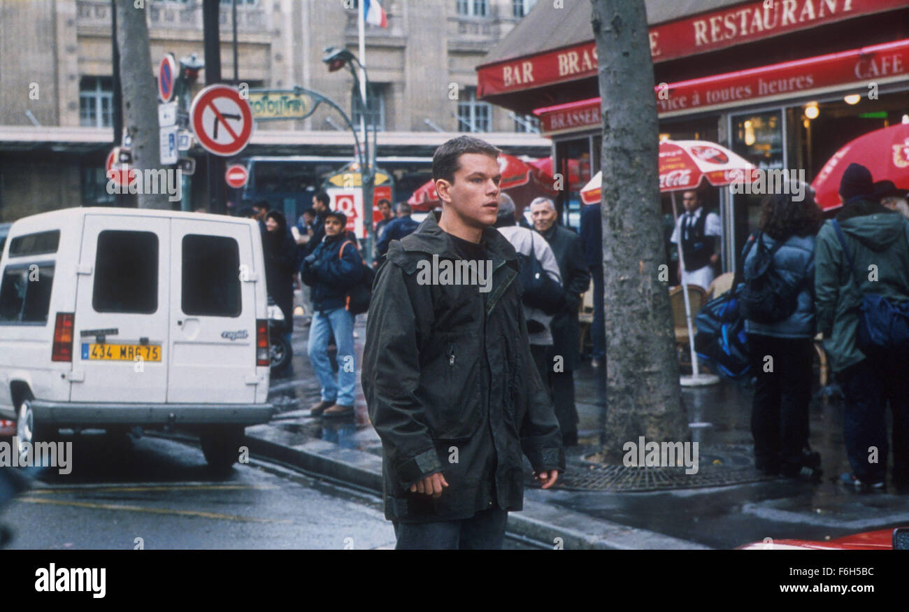 Jan 04, 2002; Hollywood, California, USA; Actor MATT DAMON as Jason Bourne in the movie 'The Bourne Identity' based on the novel by Robert Ludlum and directed by Doug Liman..  (Credit Image: ) Stock Photo