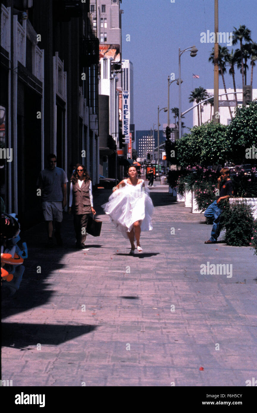Jan 11, 2002; Los Angeles, CA, USA; Actress MAGGIE GYLLENHAAL stars as Lee Holloway in the 'Secretary.' Stock Photo