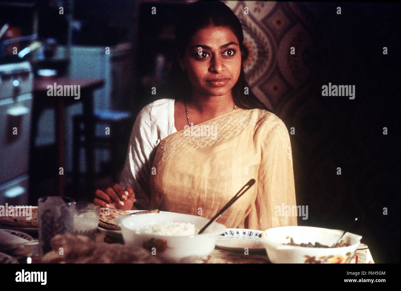 May 06, 2002; London, UK; Actress AYESHA DHARKER stars as Mrs. Kumar in the comedy/ drama 'Anita and Me' directed by Metin Huseyin. Meena, a 12 year old living in a mining village in the English Midlands in 1972, is the daughter of Indian parents who've coem to England to give her a better life. This idyllic existence is upset by the arrival in the village of Anita Rutter and her dysfunctional family. Stock Photo
