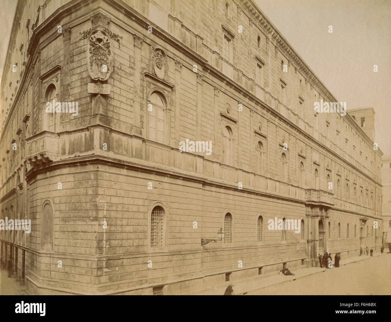 Chancellery Palace, Rome, Italy Stock Photo