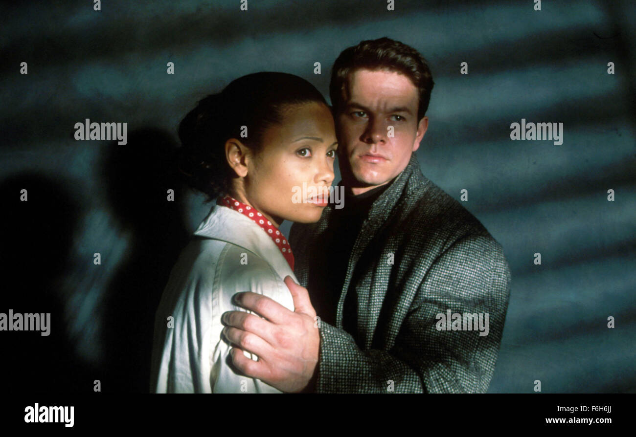 Mar 06, 2002; Hollywood, CA, USA; Actors THANDIE NEWTON as Regina Lambert and MARK WAHLBERG as Joshua Peters star in the mystery thriller 'The Truth About Charlie' directed by Jonathan Demme. Stock Photo