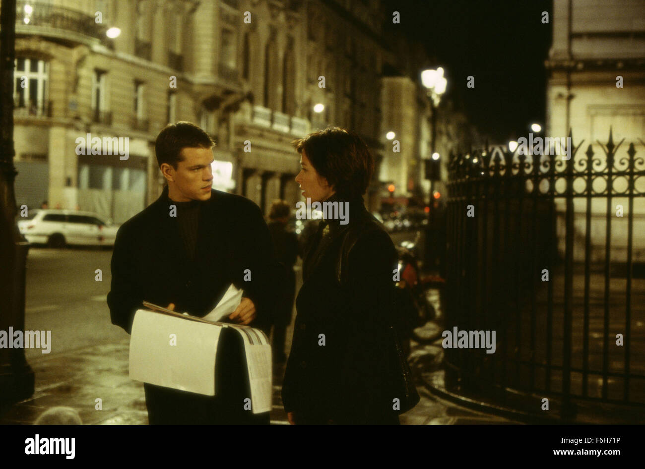 Mar 14, 2002; Hollywood, CA, USA; Jason Bourne (MATT DAMON) finds a reluctant ally in Marie (FRANKA POTENTE) in 'The Bourne Identity', based on the first writer Robert Ludlum's trio of international thrillers featuring the master spy..  (Credit Image: ) Stock Photo