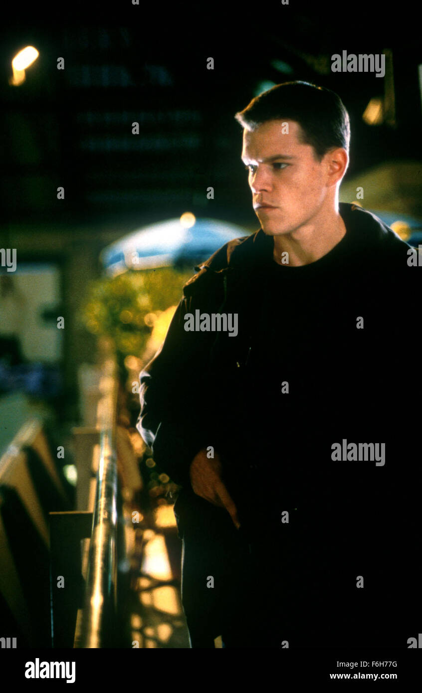 Jun 01, 2002; Hollywood, CA, USA; MATT DAMON stars as Jason Bourne in the thrilling  action mystery 'The Bourne Identity' directed by Doug Liman. Stock Photo