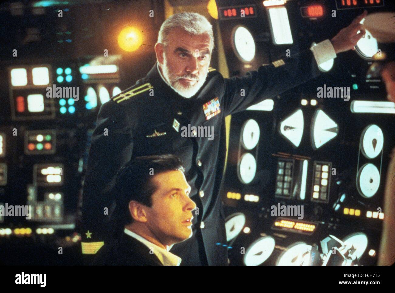 RELEASE DATE: March 2, 1990   MOVIE TITLE: The Hunt For Red October   STUDIO: Paramount Pictures   DIRECTOR: John McTiernan   PLOT: In 1984, the USSR's best submarine captain in their newest sub violates orders and heads for the USA. Is he trying to defect, or to start a war?   PICTURED: SEAN CONNERY as Marko Ramius and ALEC BALDWIN as Jack Ryan.   (Credit Image: c Paramount Pictures/Entertainment Pictures) Stock Photo