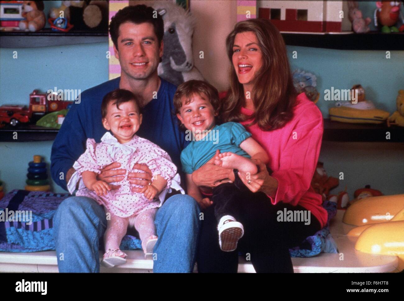 RELEASE DATE: December 14, 1990   MOVIE TITLE: Look Who's Talking Too   STUDIO: TriStar Pictures   DIRECTOR: Amy Heckerling  PLOT: Small babies comment on the disagreements between a husband and wife.   PICTURED: KIRSTIE ALLEY as Mollie, MEGAN MILNER as Julie, LORNE SUSSMAN as Mikey, and JOHN TRAVOLTA as James.   (Credit Image: c TriStar/Entertainment Pictures) Stock Photo