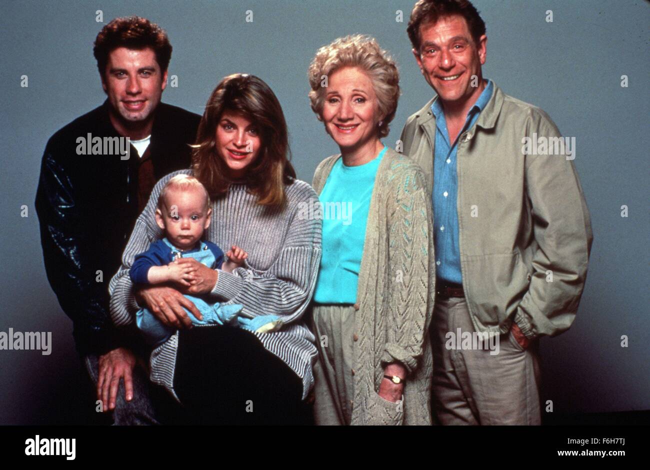 1989, Film Title: LOOK WHO'S TALKING, Director: AMY HECKERLING, Pictured: KIRSTIE ALLEY, BABY, OLYMPIA DUKAKIS, AMY HECKERLING, GEORGE SEGAL. (Credit Image: SNAP) Stock Photo
