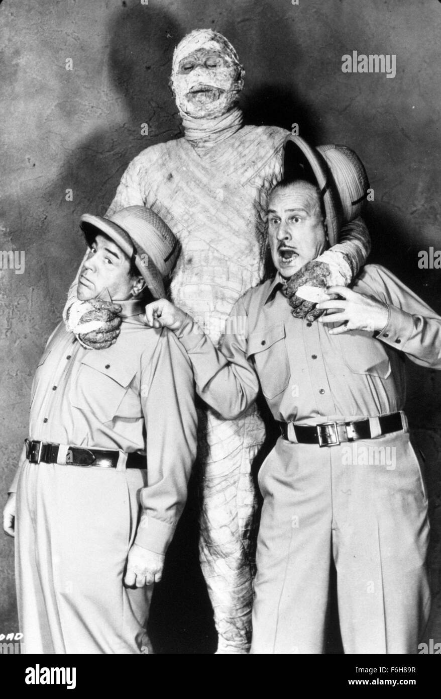 1955, Film Title ABBOTT AND COSTELLO MEET THE MUMMY, Director CHARLES