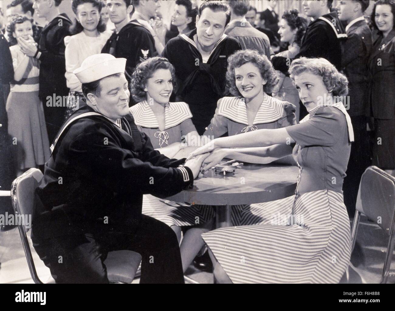 1941, Film Title: IN THE NAVY, Studio: UNIVERSAL, Pictured: 1941, BUD ABBOTT, ANDREW SISTERS/3, AWARDS - ACADEMY, BEST ACTRESS. (Credit Image: SNAP) Stock Photo