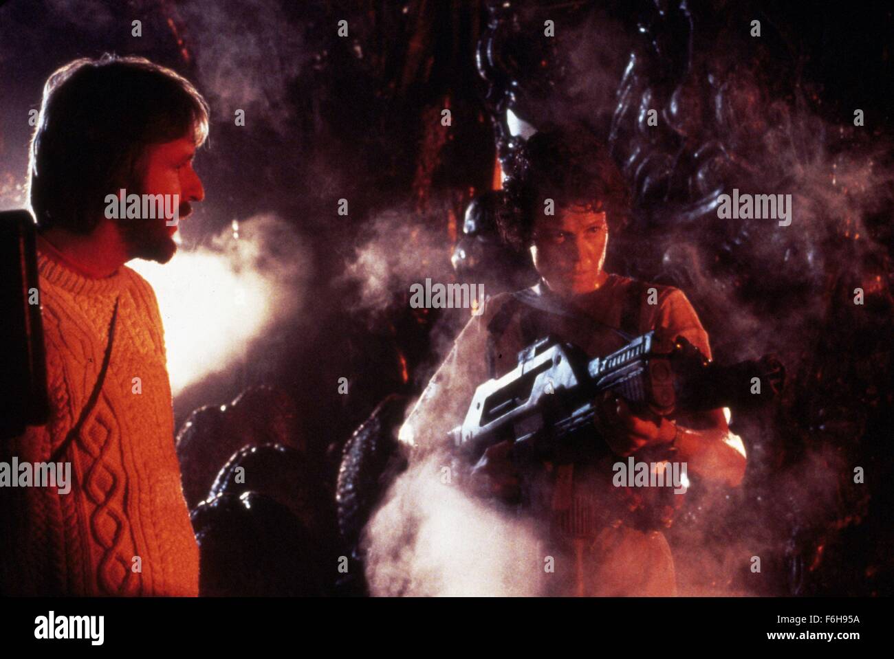 1986, Film Title: ALIENS, Director: JAMES CAMERON, Pictured: JAMES