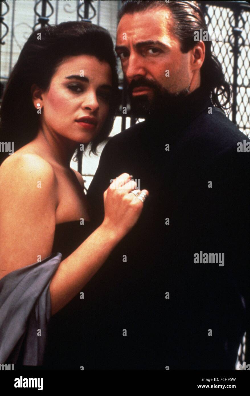 RELEASE DATE: April 27, 1990   MOVIE TITLE: Q & A / Q and A  STUDIO: TriStar Pictures   DIRECTOR: Sidney Lumet   PLOT: A young district attorney seeking to prove a case against a corrupt police detective encounters a former lover and her new protector, a crime boss who refuse to help him in this gritty crime film.   PICTURED: ARMAND ASSANTE as Roberto 'Bobby Tex' Texador and JENNY LUMET as Nancy Bosch / Mrs. Bobby Texador.   (Credit Image: c TriStar Pictures/Entertainment Pictures) Stock Photo