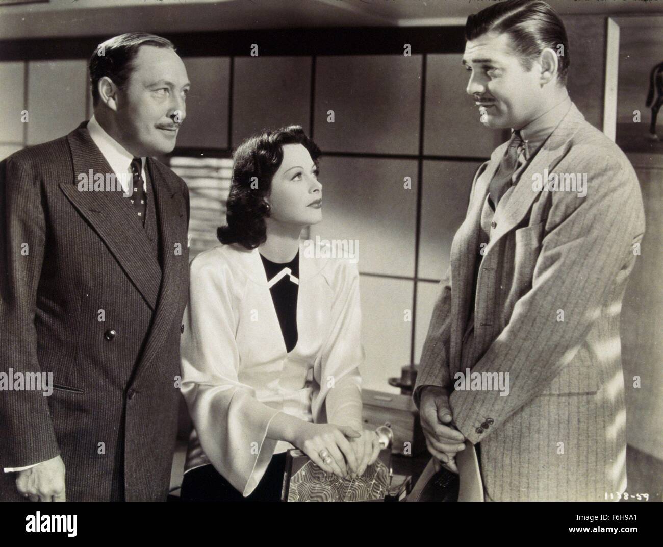 1940, Film Title: BOOM TOWN, Studio: MGM, Pictured: DOUGLASS DUMBRILLE, CLARK GABLE. (Credit Image: SNAP) Stock Photo
