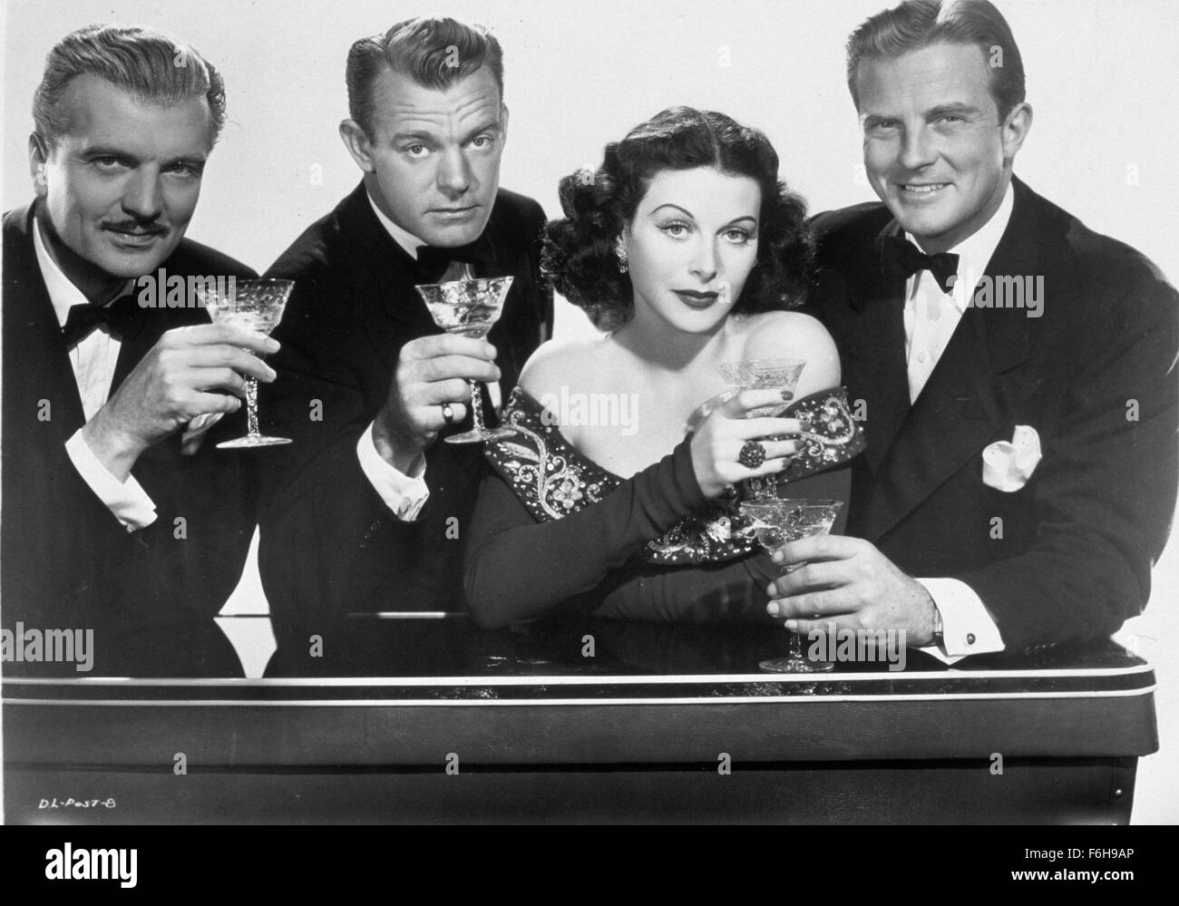 1947, Film Title: DISHONORED LADY, Director: ROBERT STEVENSON, Studio: UA, Pictured: HEDY LAMARR, JOHN LODER, WILLIAM LUNDIGAN, DENNIS O'KEEFE, ROBERT STEVENSON. (Credit Image: SNAP) Stock Photo