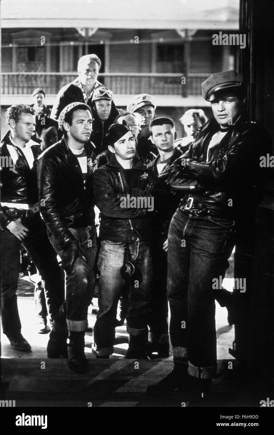 barrière Imitatie kader 1954, Film Title: WILD ONE, Pictured: MARLON BRANDO, CLOTHING, ENSEMBLE, JEANS. (Credit Image: SNAP Stock Photo - Alamy barrière Imitatie kader 1954, Film Title: WILD ONE, Pictured: MARLON BRANDO, CLOTHING, ENSEMBLE, JEANS. (Credit Image: SNAP Stock Photo - Alamy
