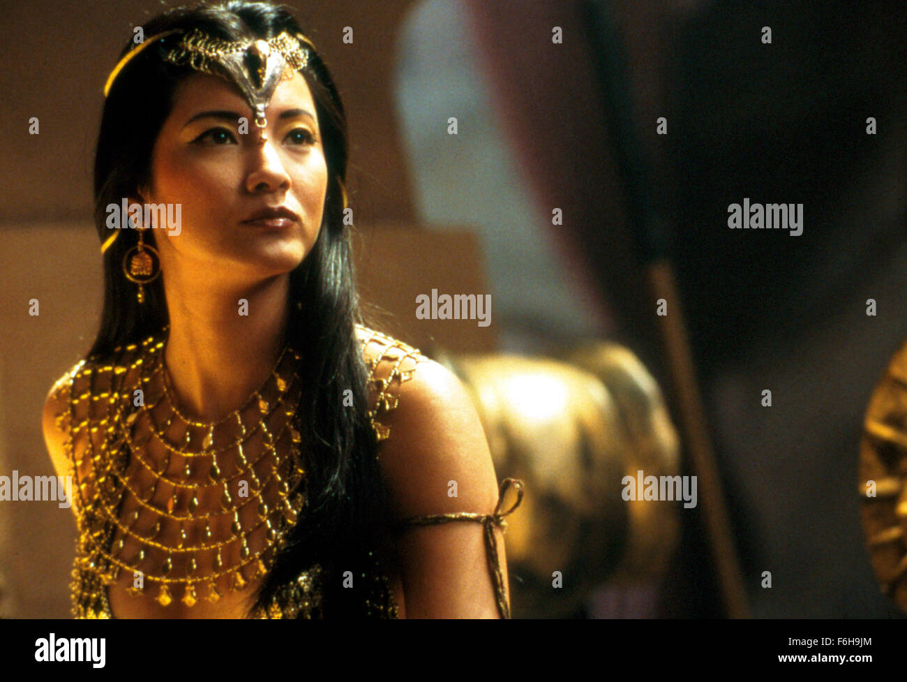 Apr 17, 2002; Los Angeles, CA, USA; KELLY HU stars as Cassandra in action adventure 'The Scorpion King' directed by Chuck Russell. Stock Photo