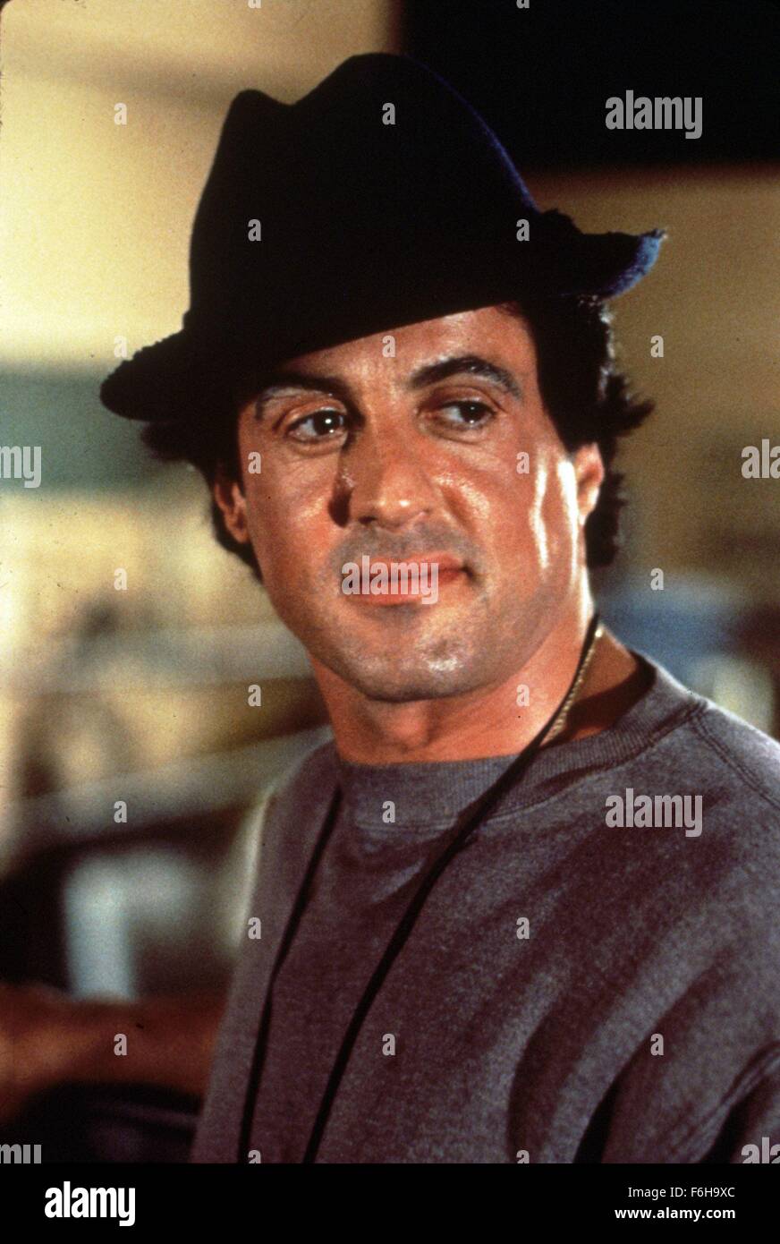 RELEASE DATE: November 16, 1990  TITLE: Rocky V  STUDIO: United Artists  DIRECTOR: John G. Avildsen  PLOT: Reluctantly retired from boxing and back from riches to rags, Rocky takes on a new protege who betrays him; As the champ's son must adjust to his family's new life after bankruptcy.  PICTURED: SYLVESTER STALLONE as Rocky Balboa.  (Credit Image: c United Artists/Entertainment Pictures) Stock Photo