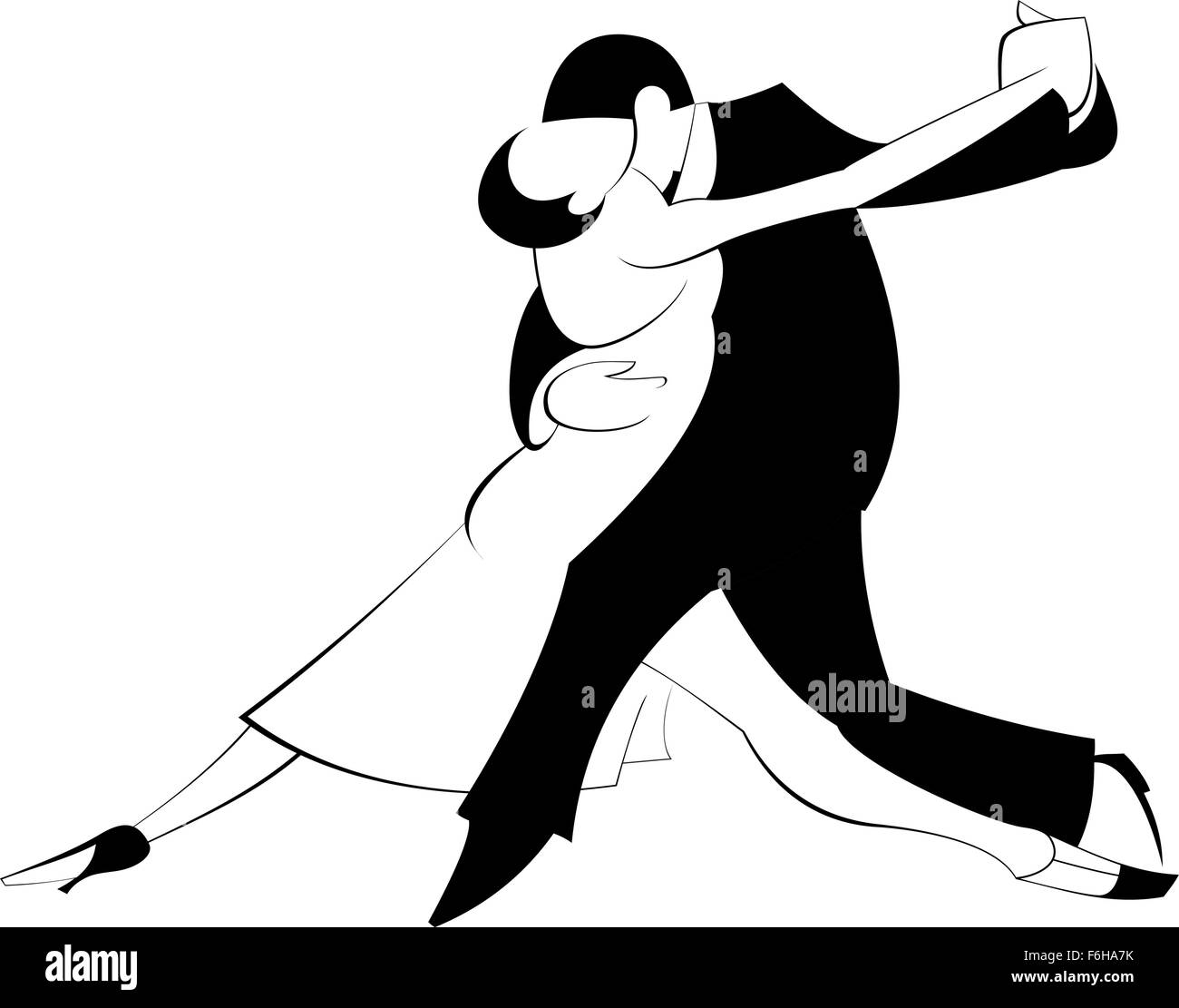 Dancing man and woman Stock Vector Image & Art - Alamy