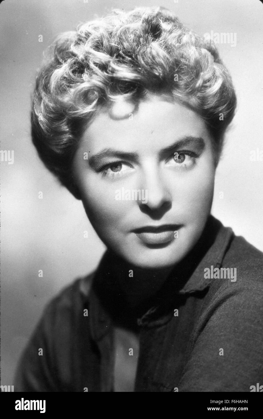 Whom Bell Tolls 1943 Ingrid Stock Photos Whom Bell Tolls 1943