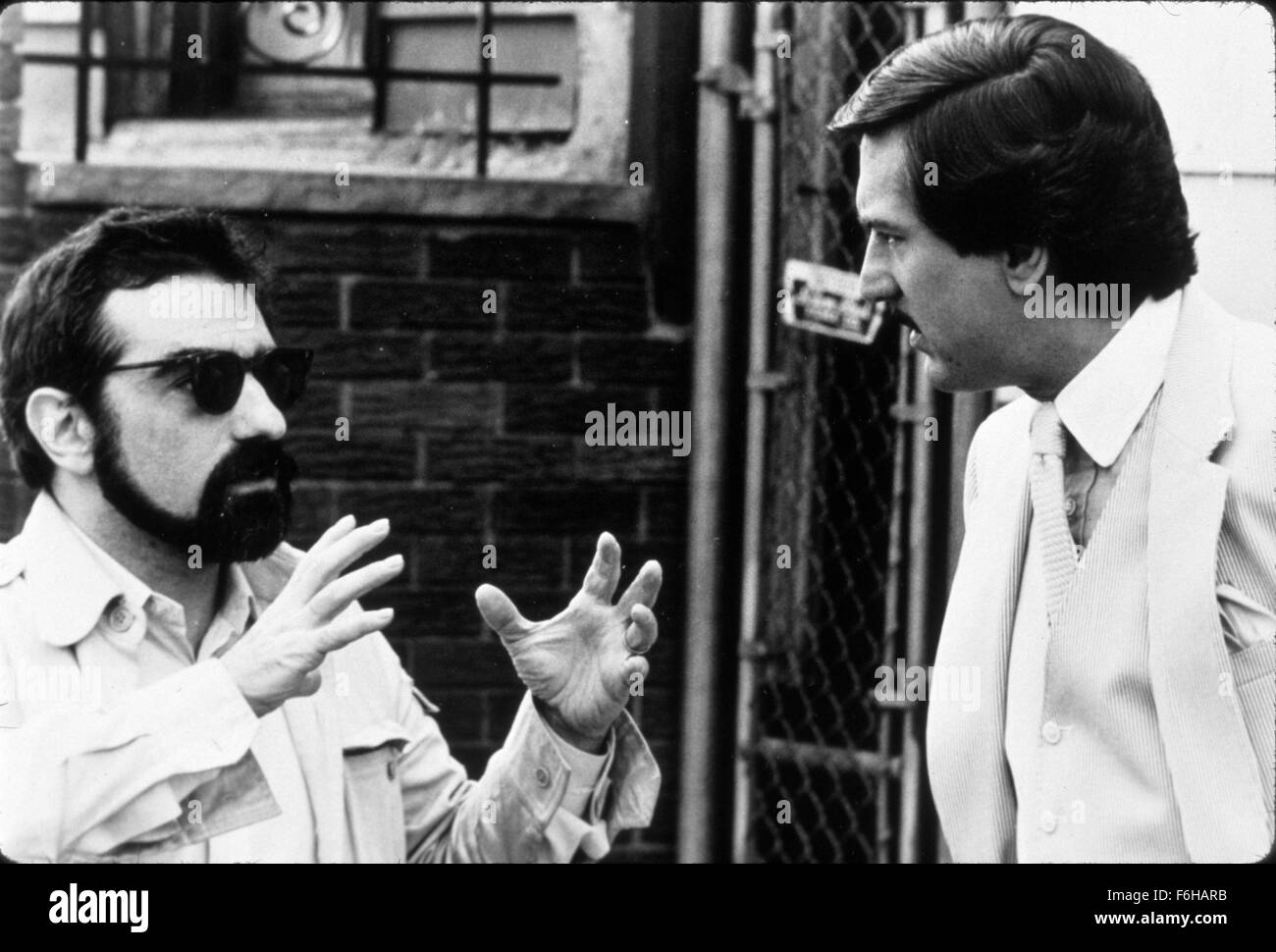 RELEASE DATE: February 18, 1983  MOVIE TITLE: The King of Comedy  DIRECTOR: Martin Scorsese  STUDIO: 20th Century Fox  PLOT: Aspiring comic Rupert Pupkin wants to achieve success in showbiz, by resorting to stalking his idol, a late night talk show host who craves his own privacy  PICTURED: ROBERT DE NIRO as Rupert Pupkin  (Credit Image: c 20th Century Fox/Entertainment Pictures) Stock Photo