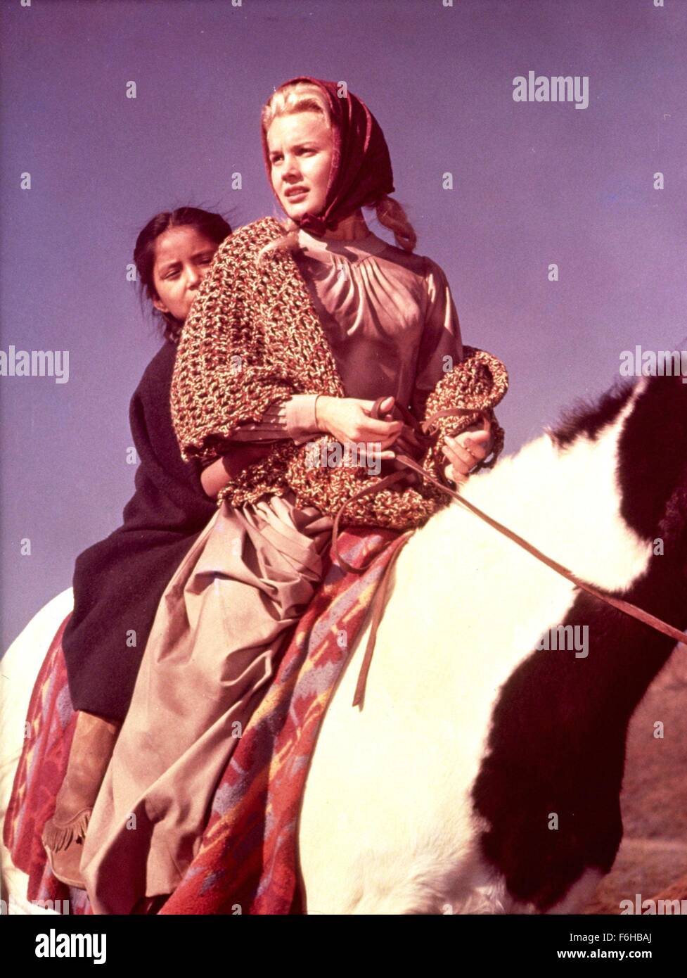 1964, Film Title CHEYENNE AUTUMN, Director JOHN FORD, Pictured CARROLL BAKER, JOHN FORD