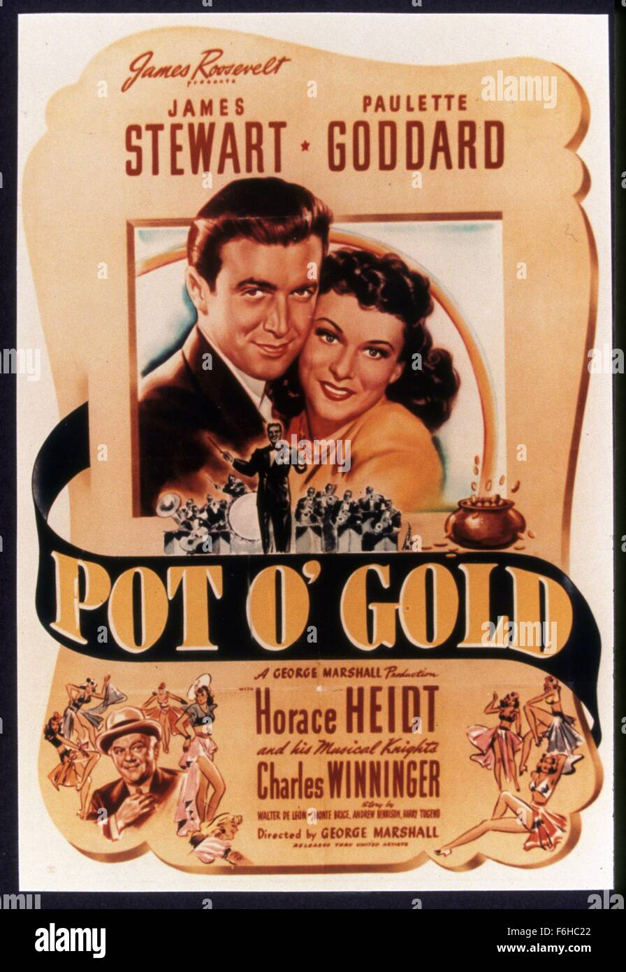1941, Film Title: POT O' GOLD, Director: GEORGE MARSHALL, Studio: UA, Pictured: PAULETTE GODDARD, GEORGE MARSHALL. (Credit Image: SNAP) Stock Photo