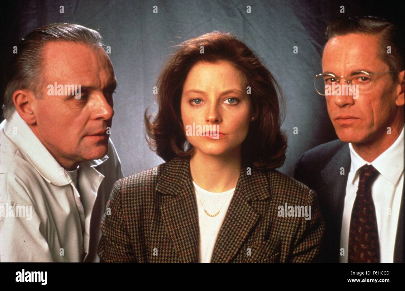 1991, Film Title: SILENCE OF THE LAMBS, Director: JONATHAN DEMME, Studio: ORION, Pictured: JONATHAN DEMME, JODIE FOSTER, SCOTT GLENN. (Credit Image: SNAP) Stock Photo