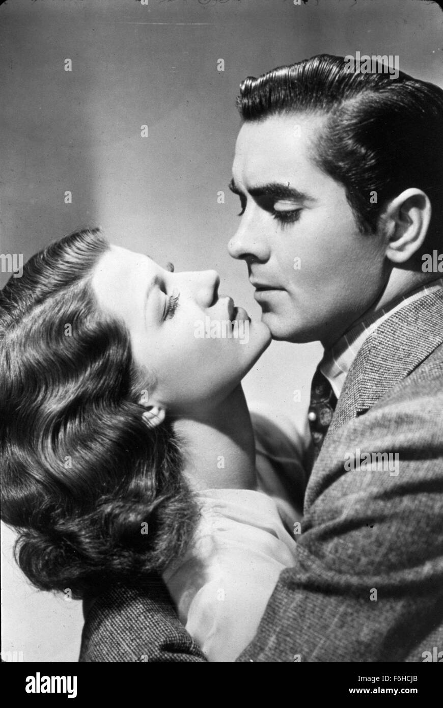 1941, Film Title: BLOOD AND SAND, Director: ROUBEN MAMOULIAN, Studio: FOX, Pictured: EMBRACE, RITA HAYWORTH, ROUBEN MAMOULIAN, TYRONE POWER. (Credit Image: SNAP) Stock Photo