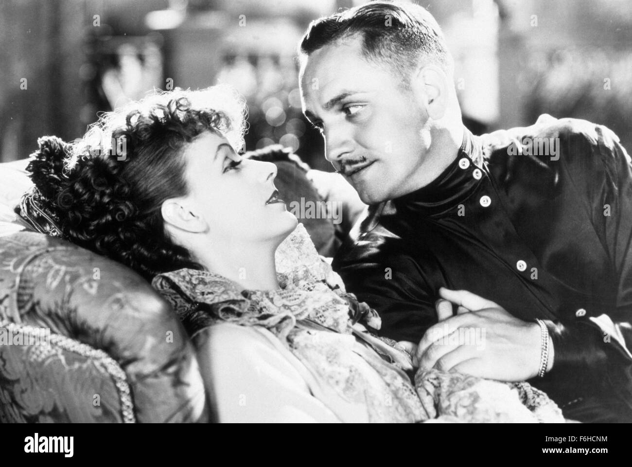 1935, Film Title: ANNA KARENINA, Director: CLARENCE BROWN, Studio: MGM, Pictured: CLARENCE BROWN, GRETA GARBO. (Credit Image: SNAP) Stock Photo