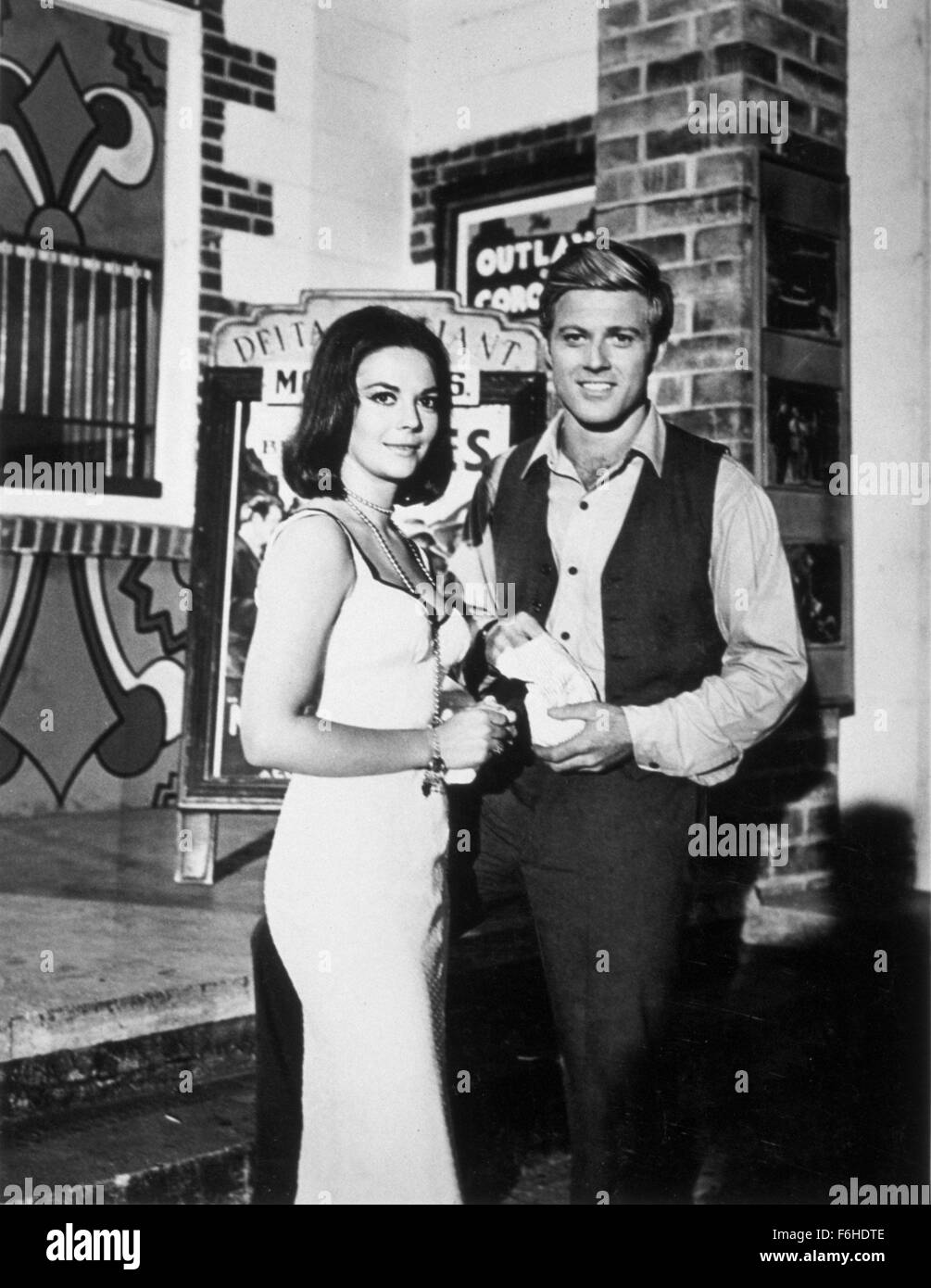 1966, Film Title: THIS PROPERTY IS CONDEMNED, Director: SYDNEY POLLACK, Studio: PARAMOUNT, Pictured: SYDNEY POLLACK, ROBERT REDFORD. (Credit Image: SNAP) Stock Photo
