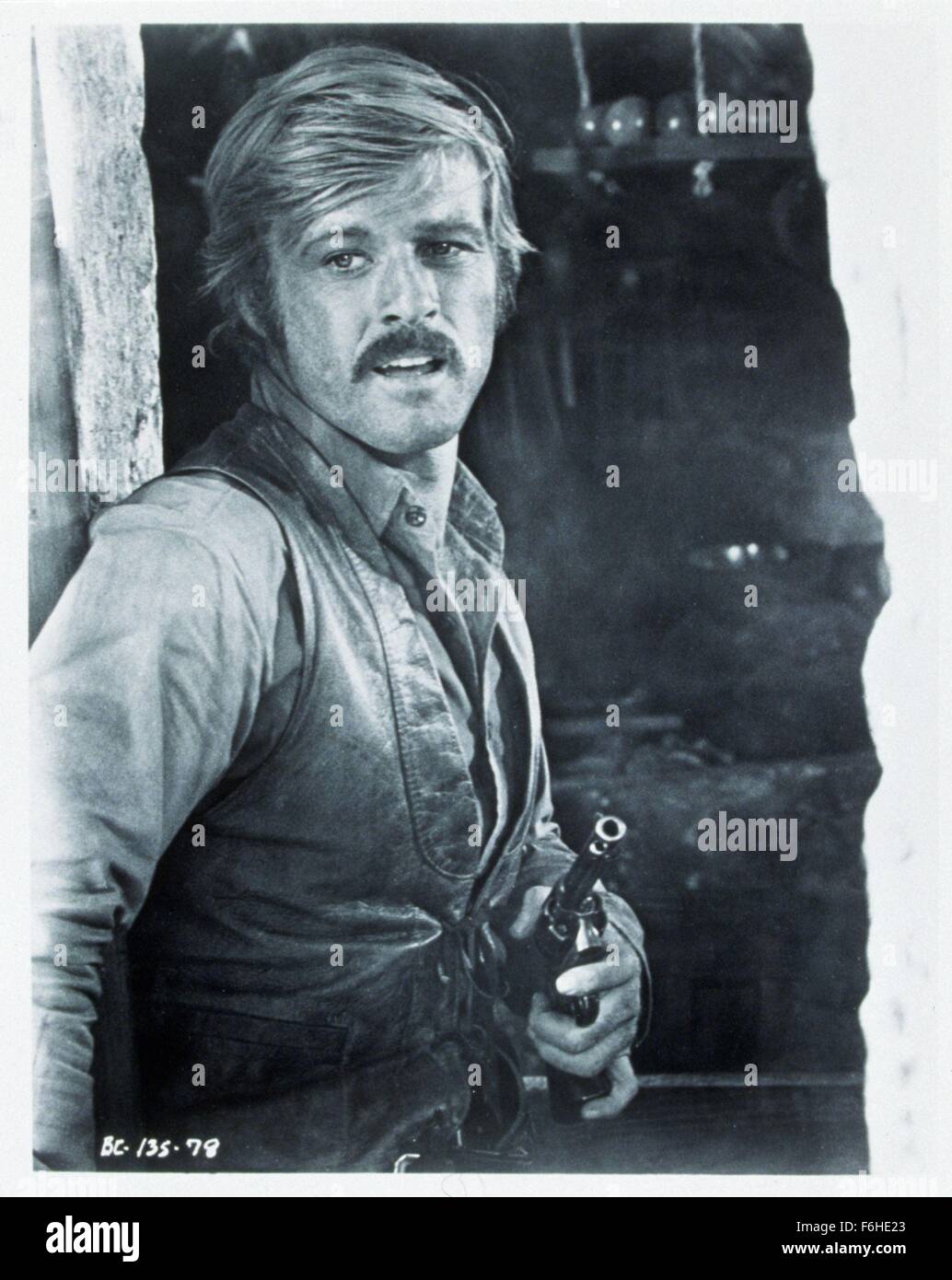 1969, Film Title: BUTCH CASSIDY AND THE SUNDANCE KID, Director: GEORGE ROY HILL, Pictured: GEORGE ROY HILL, MOUSTACHE. (Credit Image: SNAP) Stock Photo