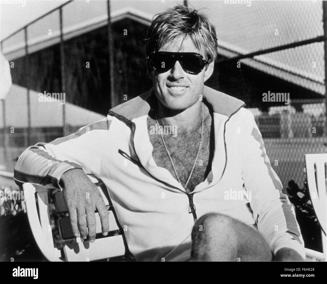 1973, Film Title: WAY WE WERE, Director: SYDNEY POLLACK, Studio: COLUMBIA, Pictured: ACCESSORIES, SYDNEY POLLACK, ROBERT REDFORD, SUNGLASSES. (Credit Image: SNAP) Stock Photo