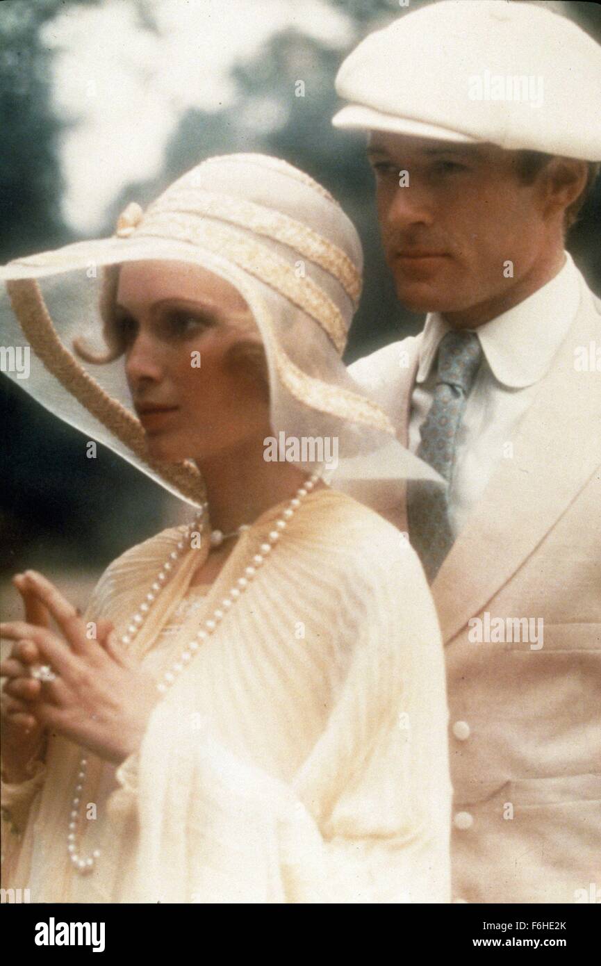 1974, Film Title: GREAT GATSBY, Director: JACK CLAYTON, Studio: PARAMOUNT, Pictured: 1974, JACK CLAYTON, COLOR, MIA FARROW, ROBERT REDFORD. (Credit Image: SNAP) Stock Photo