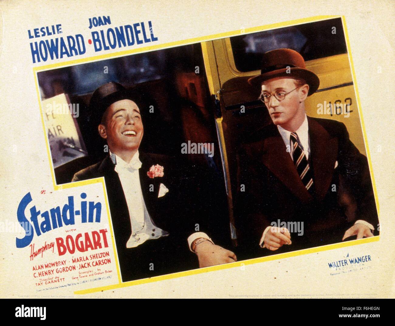 1937, Film Title: STAND, Director: TAY GARNETT, Studio: UA, Pictured: HUMPHREY BOGART, TAY GARNETT. (Credit Image: SNAP) Stock Photo