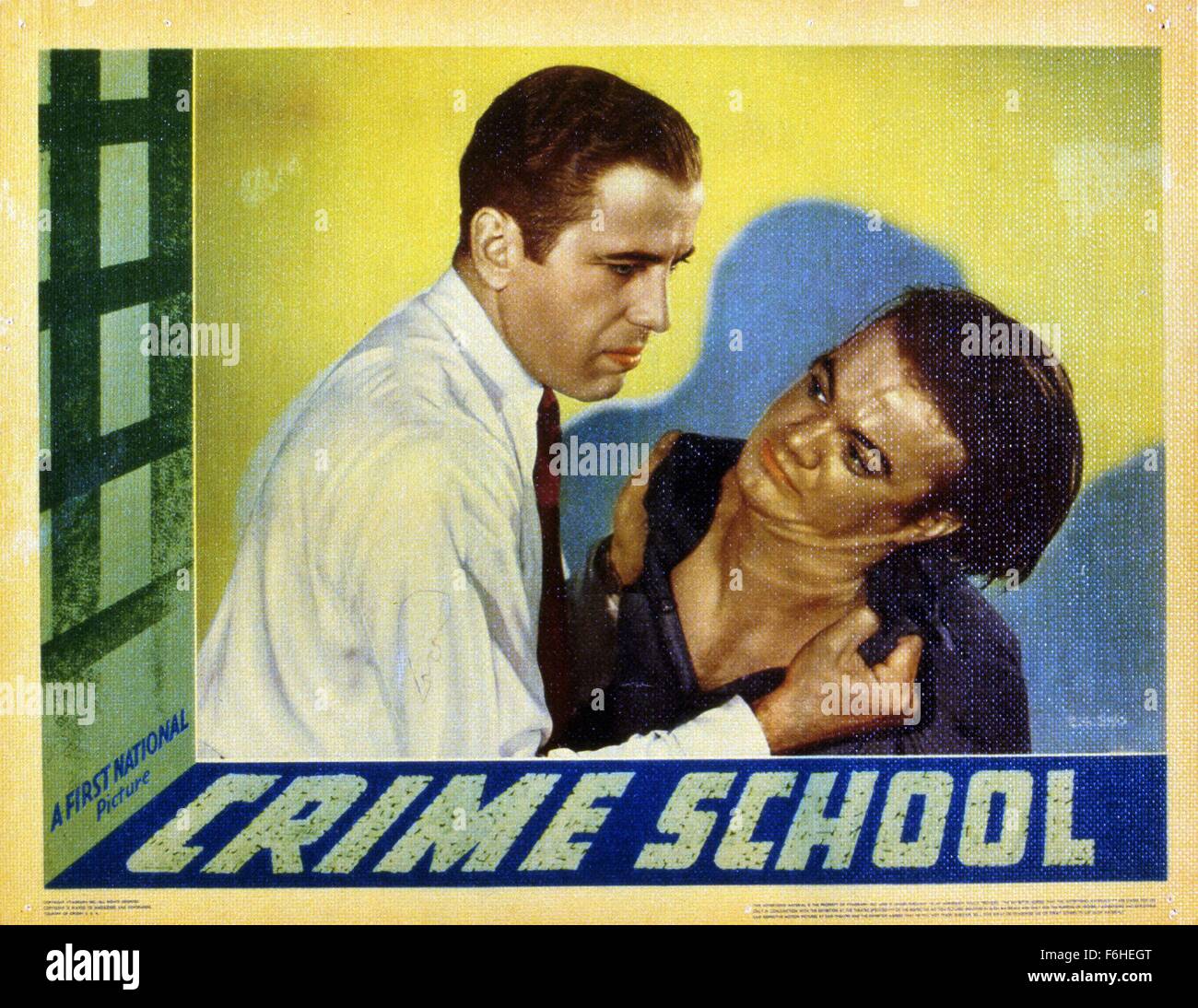 1938, Film Title CRIME SCHOOL, Director LEWIS SEILER, Studio WARNER
