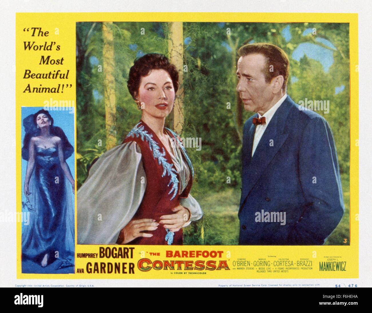 1954 Film Title BAREFOOT CONTESSA Director JOSEPH L MANKIEWICZ   1954 Film Title Barefoot Contessa Director Joseph L Mankiewicz Studio F6HEHA 